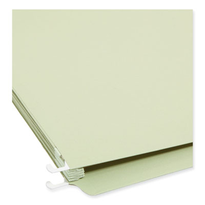 FasTab TUFF Hanging Pockets, Letter Size, 1/3-Cut Tabs, Moss, 9/Box