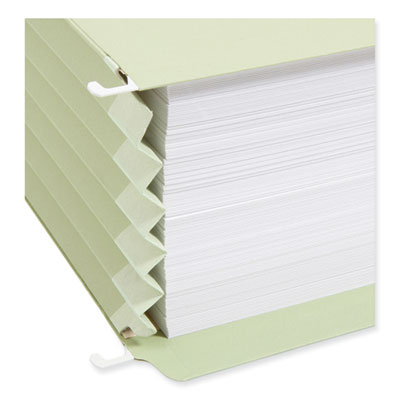 FasTab TUFF Hanging Pockets, Letter Size, 1/3-Cut Tabs, Moss, 9/Box