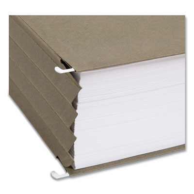 100% Recycled Hanging Pockets with Full-Height Gusset, 1 Section, 3.5