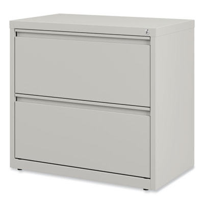 Alera Lateral File, 2 Legal/Letter-Size File Drawers, Light Gray, 30" x 18.63" x 28" (ALEHLF3029LG) ALEHLF3029LG