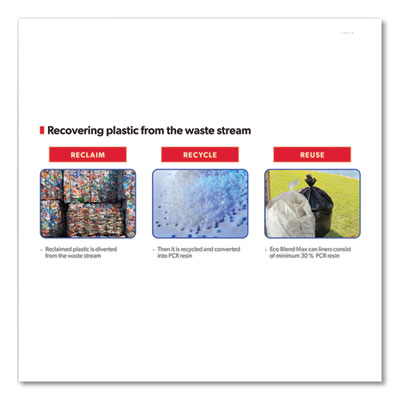 Eco Blend Max Can Liners, 23 gal, 0.8 mil, 28