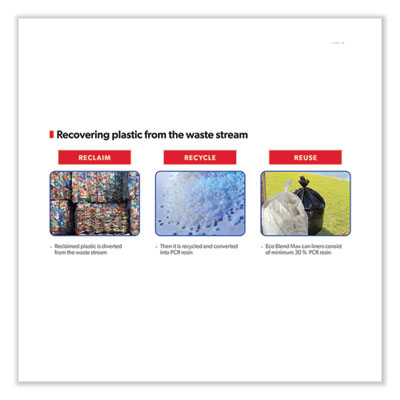 Eco Blend Max Can Liners, 23 gal, 0.8 mil, 28