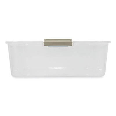 50 Qt. Latch Lid Underbed Storage Box, 17.75