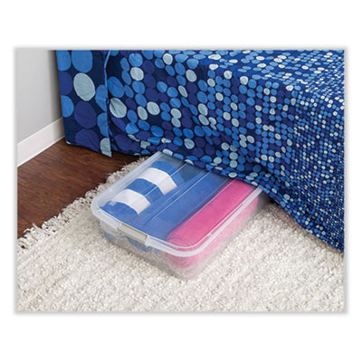 50 Qt. Latch Lid Underbed Storage Box, 17.75
