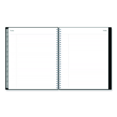 Enterprise Monthly Planner, 10 x 8, Black Cover, 12-Month (Jan to Dec): 2025