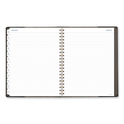 AT-A-GLANCE Signature Collection Black/Gray Felt Weekly/Monthly Planner, 11.25 x 9.5, Black/Gray Cover, 13-Month: Jan 2025 to Jan 2026 (AAGYP90505) AAGYP90505