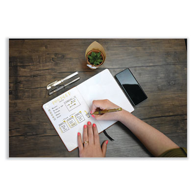 Signo Impact Gel Pen, Stick, Bold 1 mm, Assorted Metallic Ink and Barrel Colors, 3/Pack