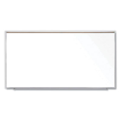 Ghent Magnetic Porcelain Whiteboard with Aluminum Frame and Maprail