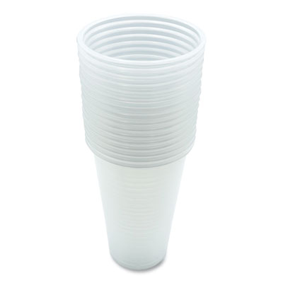Boardwalk Translucent Plastic Cold Cups, 12 oz, Polypropylene, 50/Pack