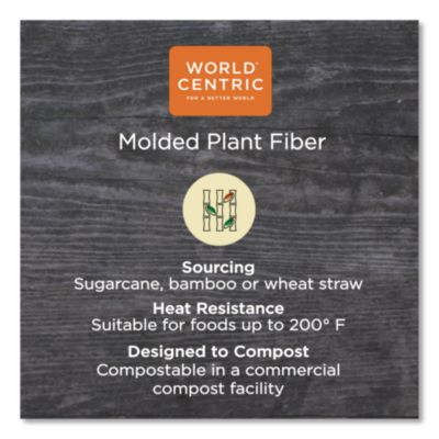 Fiber Containers, 32 oz, 8.7 x 6.5 x 2.1, Natural, Paper, 400/Carton