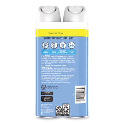 Air Freshener, Clean Linen Scent, 8.3 oz, 2/Pack, 3Packs/Carton
