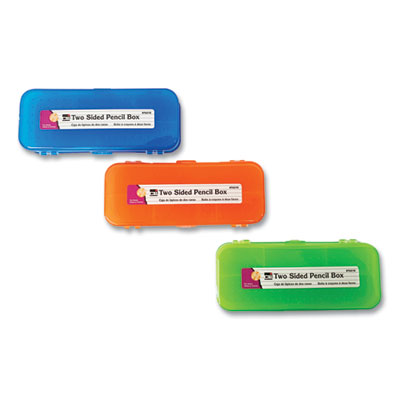 Charles Leonard® Double-Sided 5-Compartment Pencil Box