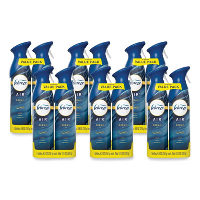 AIR, Ocean, 17.6 oz Aerosol Spray, 2/Pack, 6 Packs/Carton - Thomas Business  Center Inc