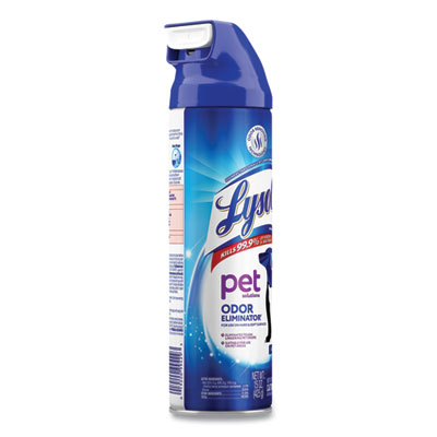 Disinfectant Spray II Pet Odor Eliminator, Fresh, 15 oz Aerosol Spray, 12/Carton