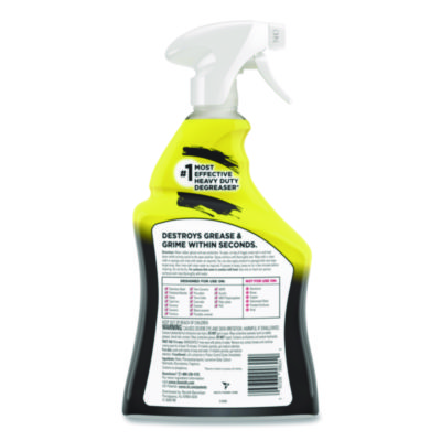 Heavy Duty Cleaner Degreaser, 32 oz Spray Bottle, 6/Carton