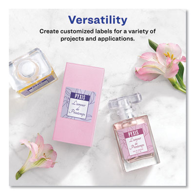 Avery Square Labels With Sure Feed And Trueblock, 2 X 2, White, 300/pack (AVE22806) AVE22806