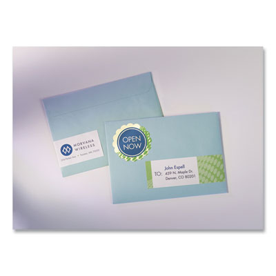 Print-To-The Edge Labels W/scalloped Edge, 2 1/2