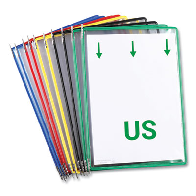 Wall Unit Magnetic Starter Set, 10 Sections, 20-Sheet Capacity, Gray