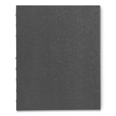 NotePro Notebook, 1-Subject, Medium/College Rule, Cool Gray Cover, (75) 9.25 x 7.25 Sheets