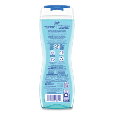 Body Wash, Spring Water Scent, 16 oz, 6/Carton
