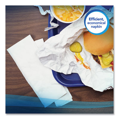 Full Fold Dispenser Napkins, 1-Ply, 13 x 12, White, 375/Pack, 16 Packs/Carton