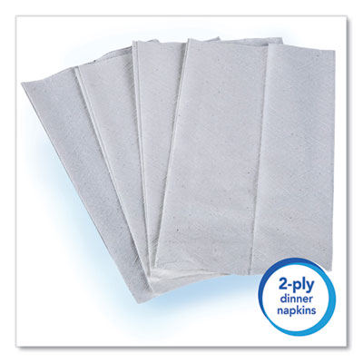 Full-Fold Dispenser Napkins, 1-Ply, 12 x 17, White, 400/Pack, 15 Packs/Carton
