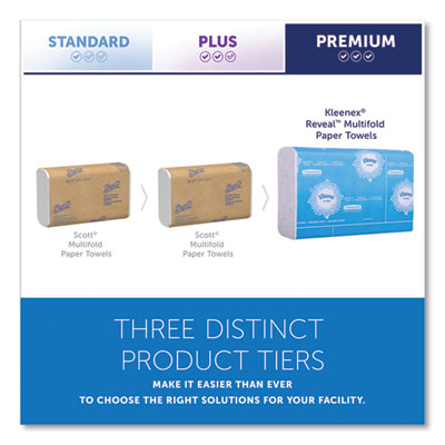 Reveal Multi-Fold Towels, 2-Ply, 8 x 9.4, White, 16/Carton