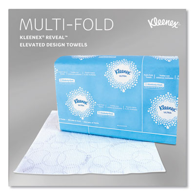 Reveal Multi-Fold Towels, 2-Ply, 8 x 9.4, White, 16/Carton