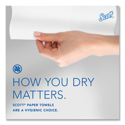 Pro Hard Roll Paper Towels with Absorbency Pockets, for Scott Pro Dispenser, Blue Core Only, 1-Ply, 7.5