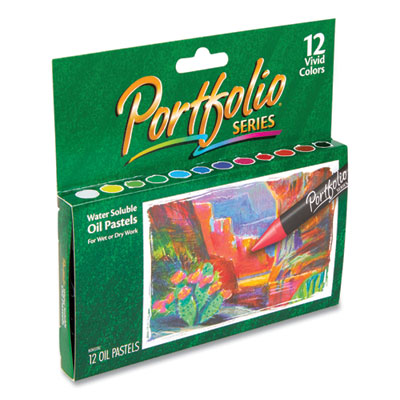 Crayola Portfolio Series Oil Pastels, 12 Assorted Colors, 12/pack (CYO523612) CYO523612