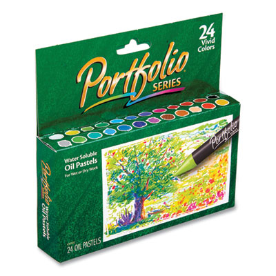 Portfolio Series Oil Pastels, 24 Assorted Colors, 24/Pack