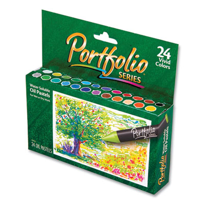 Portfolio Series Oil Pastels, 24 Assorted Colors, 24/Pack