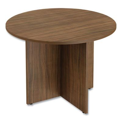 Alera® Valencia™ Series Round Conference Tables with Straight Leg Base