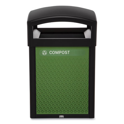 Medium Prelabeled Compost Waste Panels for Tailor and Landmark Series Containers, 20.72