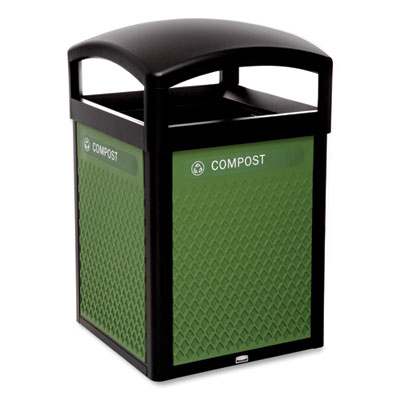 Medium Prelabeled Compost Waste Panels for Tailor and Landmark Series Containers, 20.72