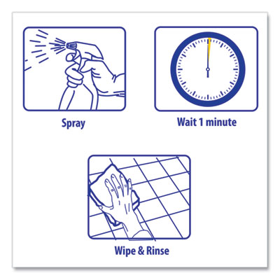 Shower Tub and Tile Cleaner, Pleasant Scent, 1 gal, 4/Carton