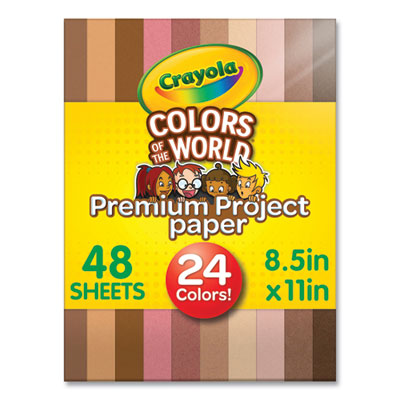 Crayola Colors of The World Construction Paper, 48 Sheets