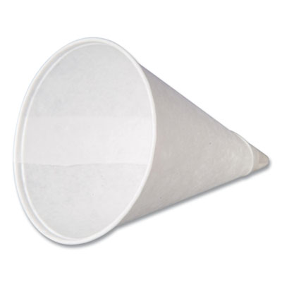 Paper Cone Cups, 3.2 oz, White, 200/Pack