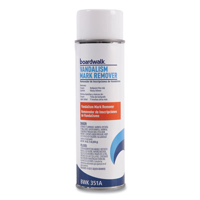 Boardwalk Vandalism Mark Remover, 15 oz Aerosol Spray, 12/Carton (BWK351ACT) BWK351ACT
