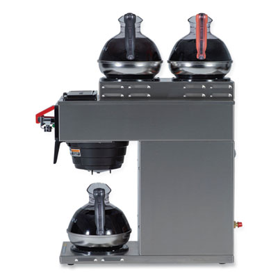 BUNN CWTF15-3 12 Cup Automatic Coffee Brewer, Gray/Stainless Steel (BUN129500213) BUN129500213