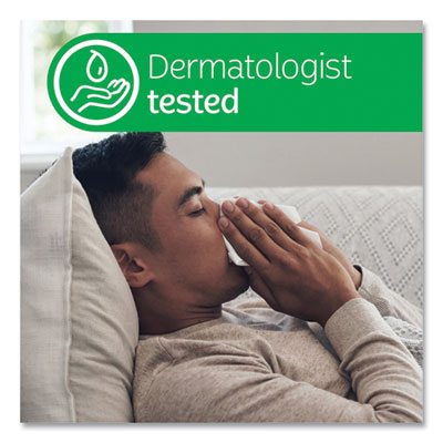 Lotion Facial Tissue, 3-Ply, White, 60 Sheets/Box, 27 Boxes/Carton