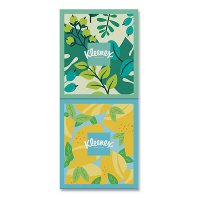 Lotion Facial Tissue, 3-Ply, White, 60 Sheets/Box, 4 Boxes/Pack, 8 Packs/Carton