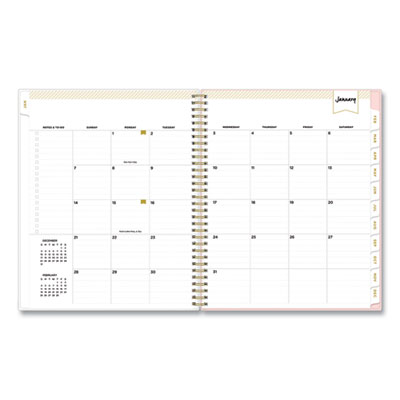 Day Designer Coming Up Roses Create-Your-Own Cover Weekly/Monthly Planner, Roses Artwork, 11 x 8.5, 12-Month (Jan-Dec): 2025