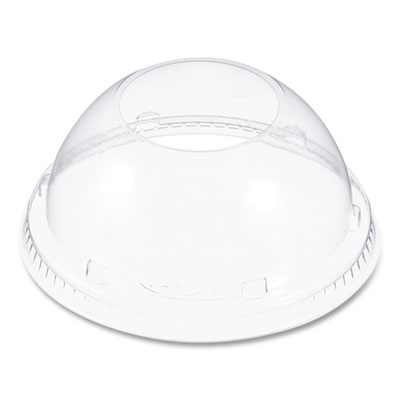 SOLO Cappuccino Dome Sipper Lids, Fits 30 oz to 32 oz Hot Cups, Plastic, Clear, 50/Pack, 20 Packs/Carton (DCC20LCDH) DCC20LCDH