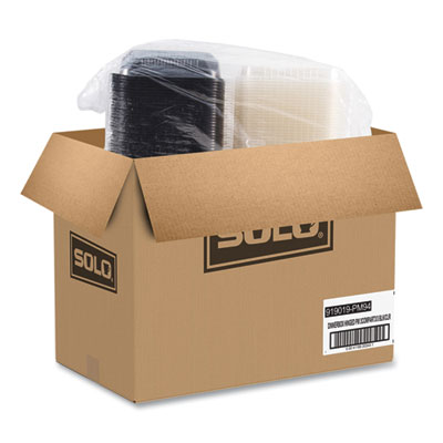 CONTAINER,HOT,HINGED,BK