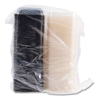 CONTAINER,HOT,HINGED,BK