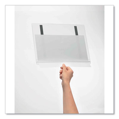 Durable Magnetic Water-Resistant Sign Holder, 8.5 x 11, Clear Frame, 5/Pack (DBL501819) DBL501819