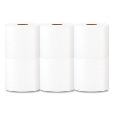 Tuff-Job Spunlace Towels, Centerpull Roll, 8 x 13, White, 369 Sheets/Roll, 6/Carton