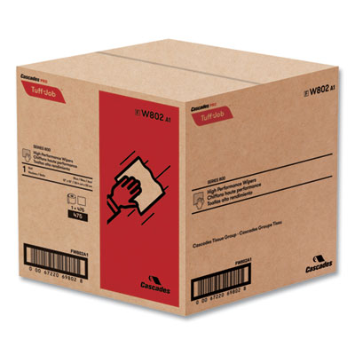 Cascades PRO Tuff-Job Spunlace Towels, Jumbo Roll, 12 x 13, Blue, 475/Roll (CSDW802) CSDW802