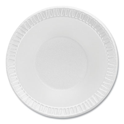 Dart Concorde Foam Plate, 10 1/4 Dia, White, 125/Pack, 4 Packs/Carton